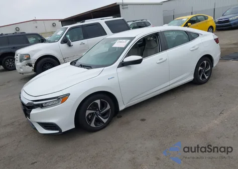 2022 Honda Insight Ex from USA, damaged, VIN 19XZE4F55NE002344